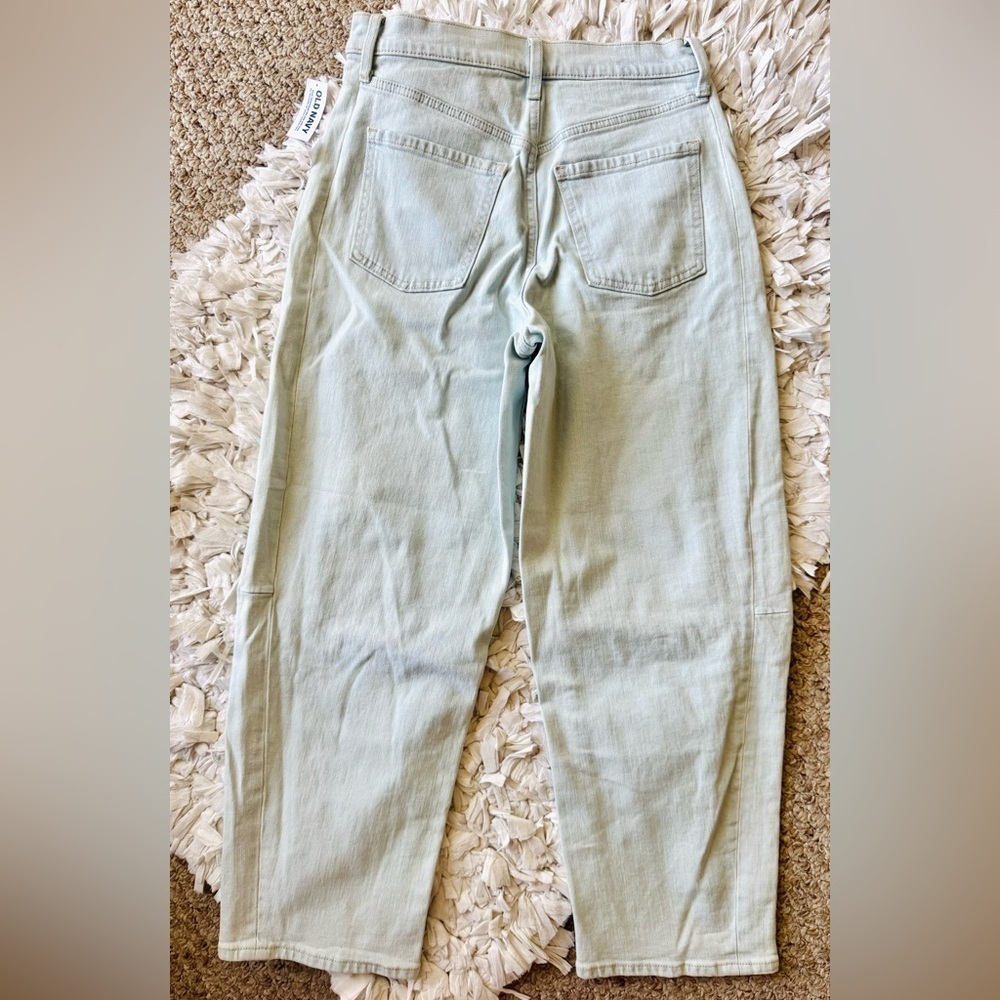 NWT Old Navy Barrel Jeans high rise ankle length sz 2 - Picture 5 of 10